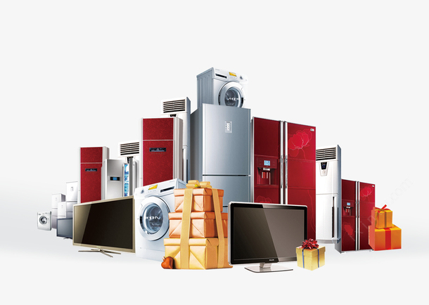 淘寶家電素材背景PNG免摳素材 新圖網(wǎng)為您的家用電器設(shè)計(jì)添彩
